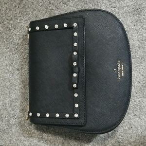 Kate Spade Cameron Street Jeweled Small Byrdie in Black